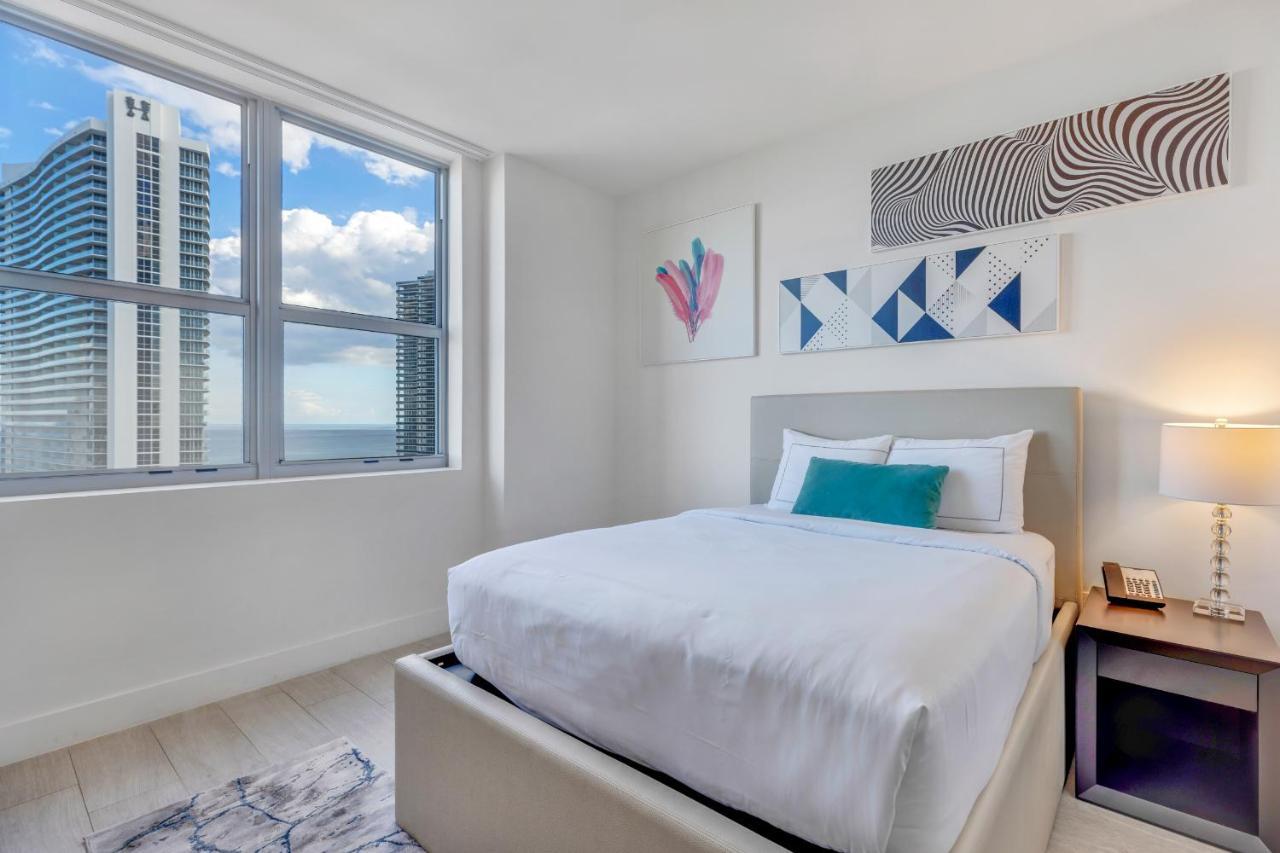 Hyde Beach House Resort - Million Apartment 2Bd 2Ba, Direct Ocean View, 1 Min From Beach, 6 Guests Hollywood Exteriör bild