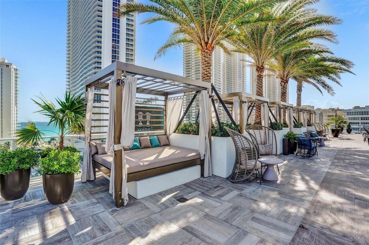 Hyde Beach House Resort - Million Apartment 2Bd 2Ba, Direct Ocean View, 1 Min From Beach, 6 Guests Hollywood Exteriör bild