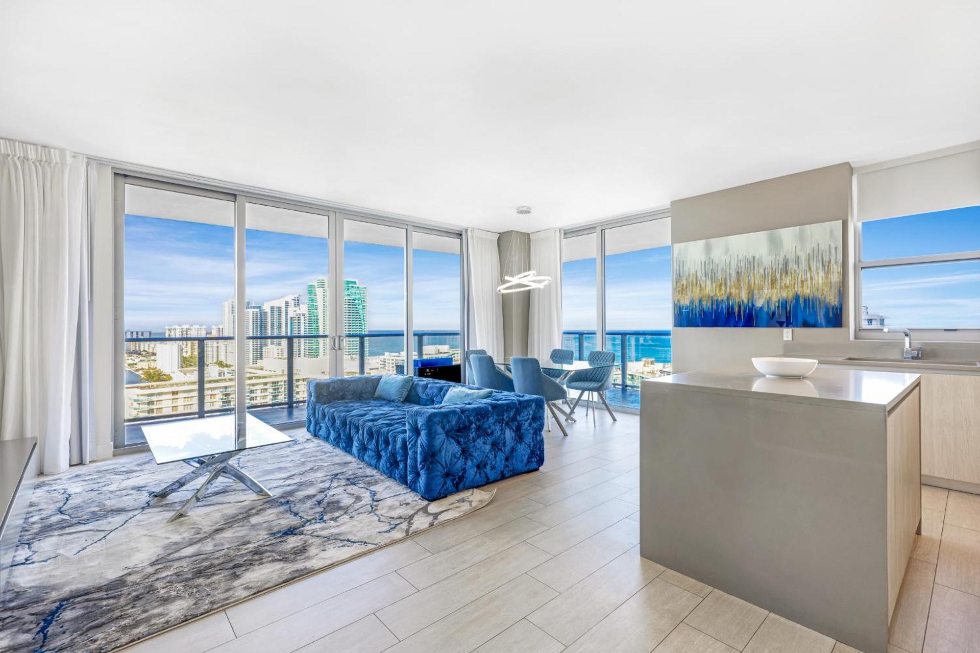 Hyde Beach House Resort - Million Apartment 2Bd 2Ba, Direct Ocean View, 1 Min From Beach, 6 Guests Hollywood Exteriör bild